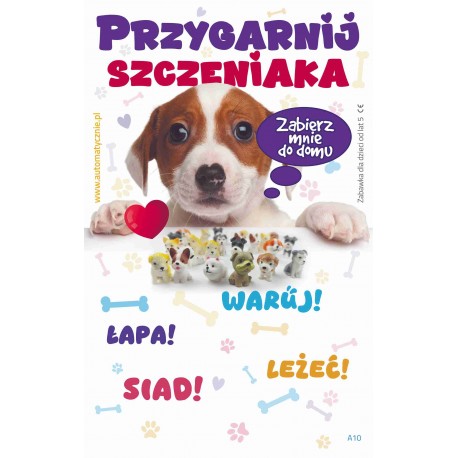 Przygarnij szczeniaka - kapsuła 50mm